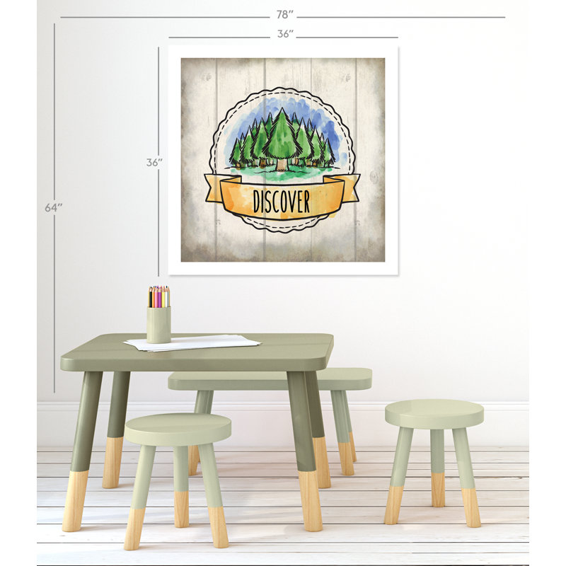Adventure Is out There 3' Paper Print, 36" H x 36" W x 1" D