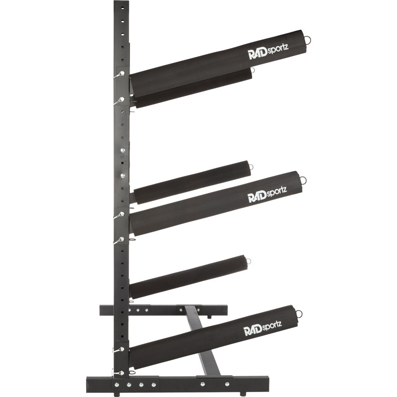 Rad Sportz Kayak Storage Rack - Freestanding Adjustable Stand with Padded Arms for Canoes, SUP, or Paddleboards