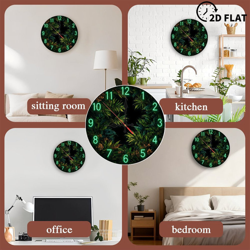 Horloge de la jungle
