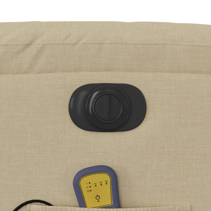 Fauteuil de massage, Polyester crème