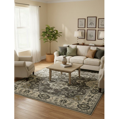 Tapis oriental Oushak Chobi Mute