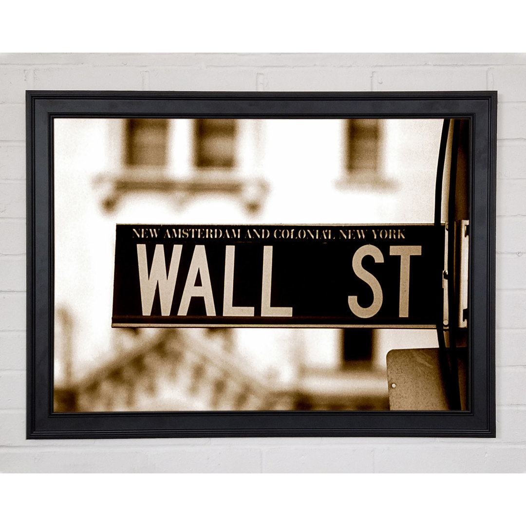 New York City Wall Street - Druck