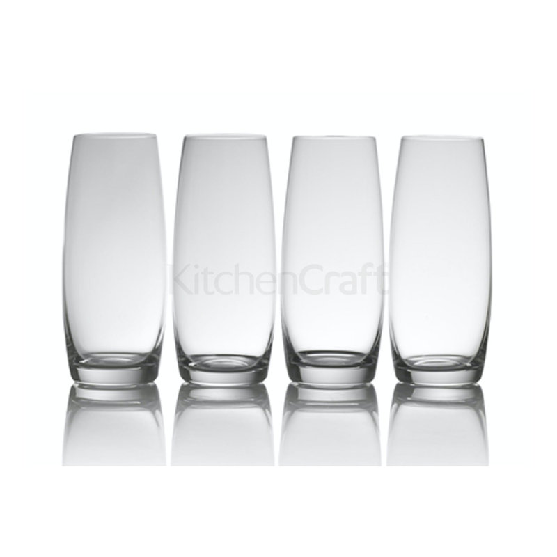 Mikasa Julie 9oz Stemless Flute Glasses, 266ml