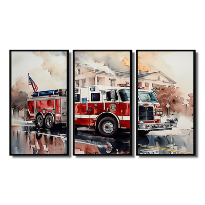Kustas - Fireman Wall Decor Set
