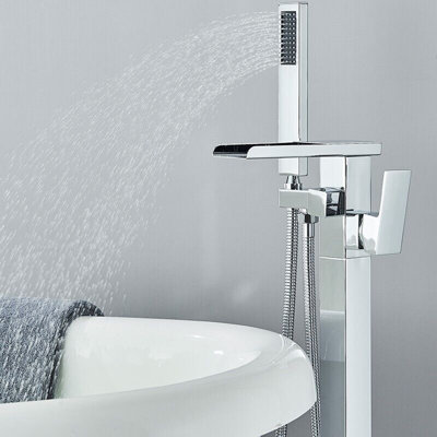 Aiyla Floor Waterfall Faucet Bath Filler