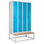 ATHLETE Steel 1 - Tier 120 cm Gym Locker with Lock Bar-119200542