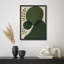 Reproduction d'art encadrée abstraite pour décoration intérieure moderne - 11 po x 14 po-116561177-116561176