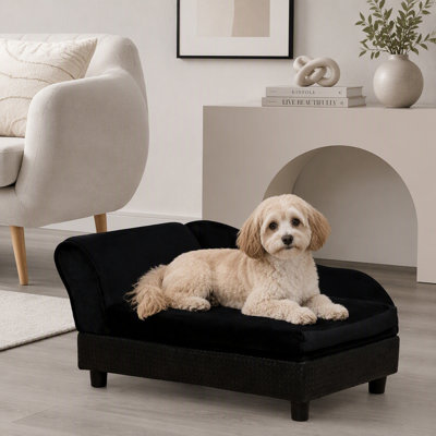 Dog Sofa With Backrest and storage