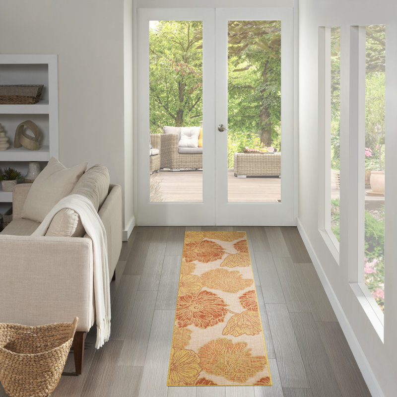 Tapis rectangulaire Pearletta, Tapis de couloir 2 pi x 8 pi