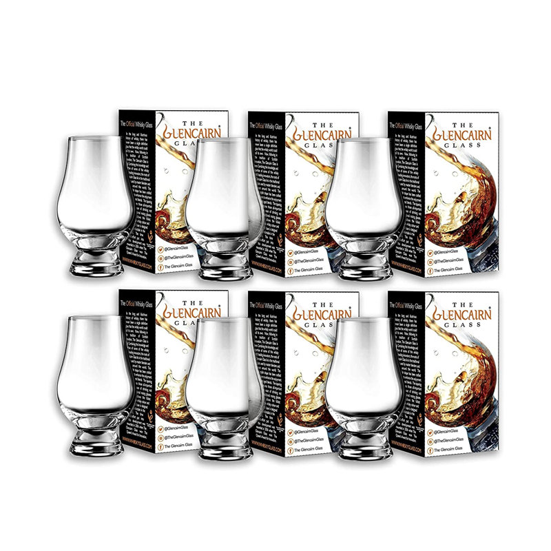 Verres à whisky dans des boîtes-cadeaux individuelles