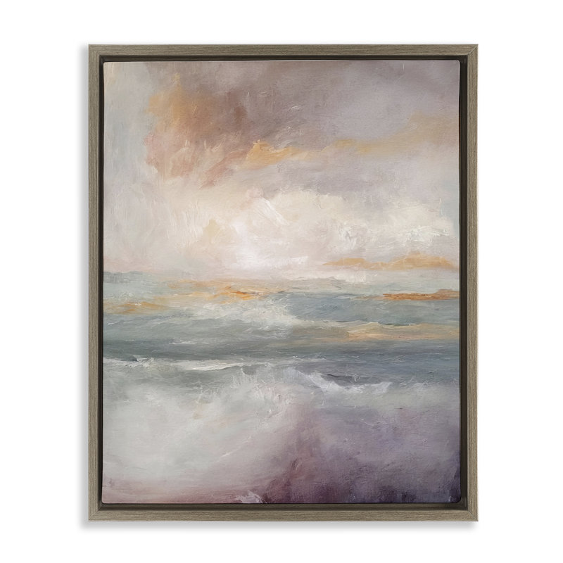Cadre flottant On Mystic Seas, par 1x, Cadre flottant orme Montalcino, H 21 po x l 17 po