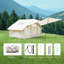 Tente de camping gonflable 6,3 M² avec auvent