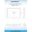  48" W x 36" D Single Threshold Non-Slip Solid Surface Shower Pan Base with Drain Assembly and Drain Cover Included-65113630-65273932