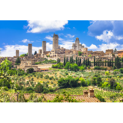 San Gimignon, Toscane, Italie par Freeartist