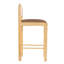 Tabouret de comptoir en bois massif 26,5 po-1929665148