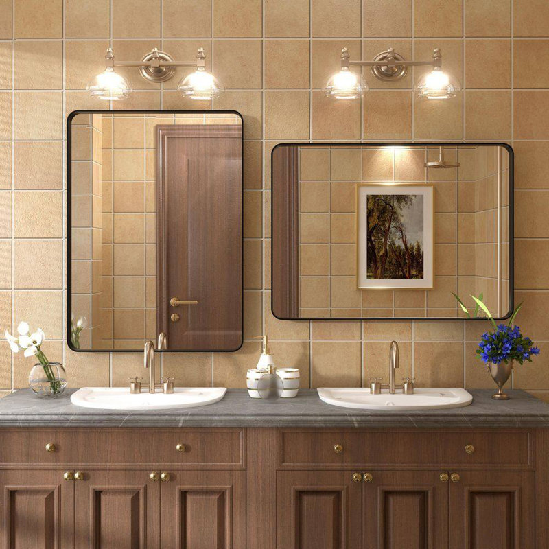Miroir de salle de bain mural, 24 po x 36 po