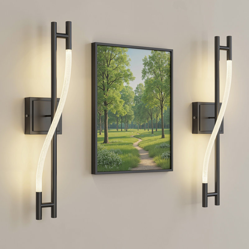 Applique murale moderne 24,8 po DEL