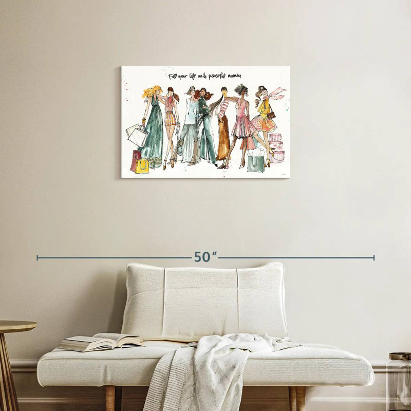 Tergel Girlfriends I, 20" H x 30" W