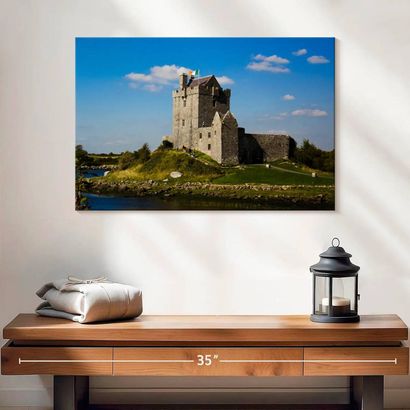Château historique de Dunguaire, H 16 po x l 24 po