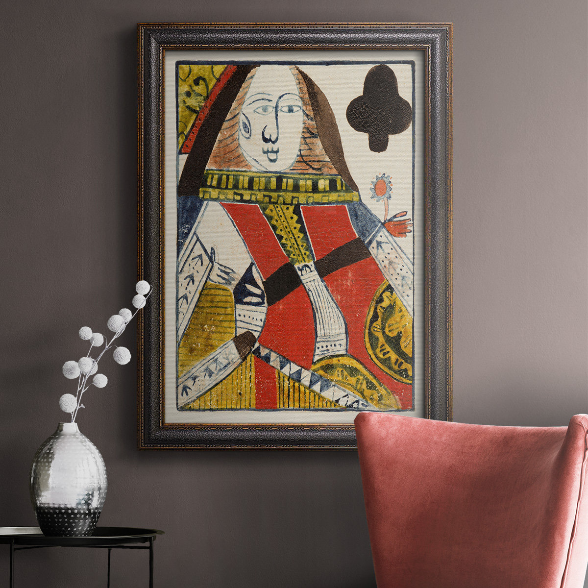 Charlton Home® Vintage Cards VII - Picture Frame Print on Canvas | Wayfair