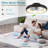 LED Ceiling Fan Light – Dimmable & Adjustable Color Temperature, APP & Remote Control, Modern Smart Ceiling Fan (Silent/6-Speed/Reversible/DC Motor)