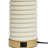 Jahsun 27‘’ Modern White/ Gold USB Table Lamps with LED Bulbs (Set of 2)