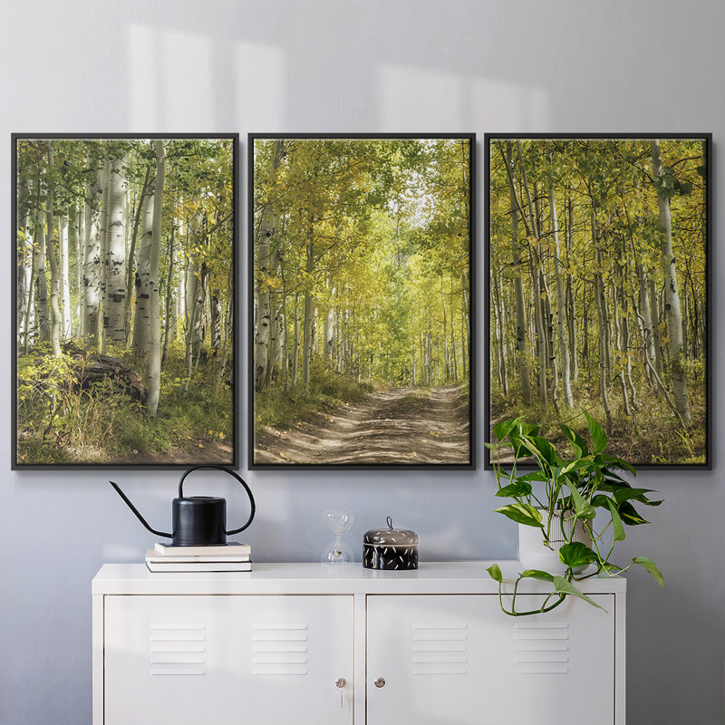 3 pièces Aspen Drive, Noir, H 24 po x l 48 po x P 2 po