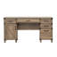 Bureau de direction rustique industriel avec rangements multiples