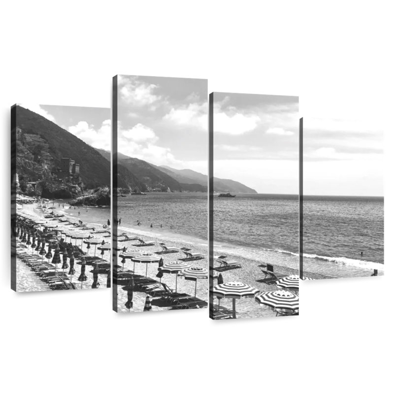 Côte de Gillard noir et blanc, H 54 po x l 84 po