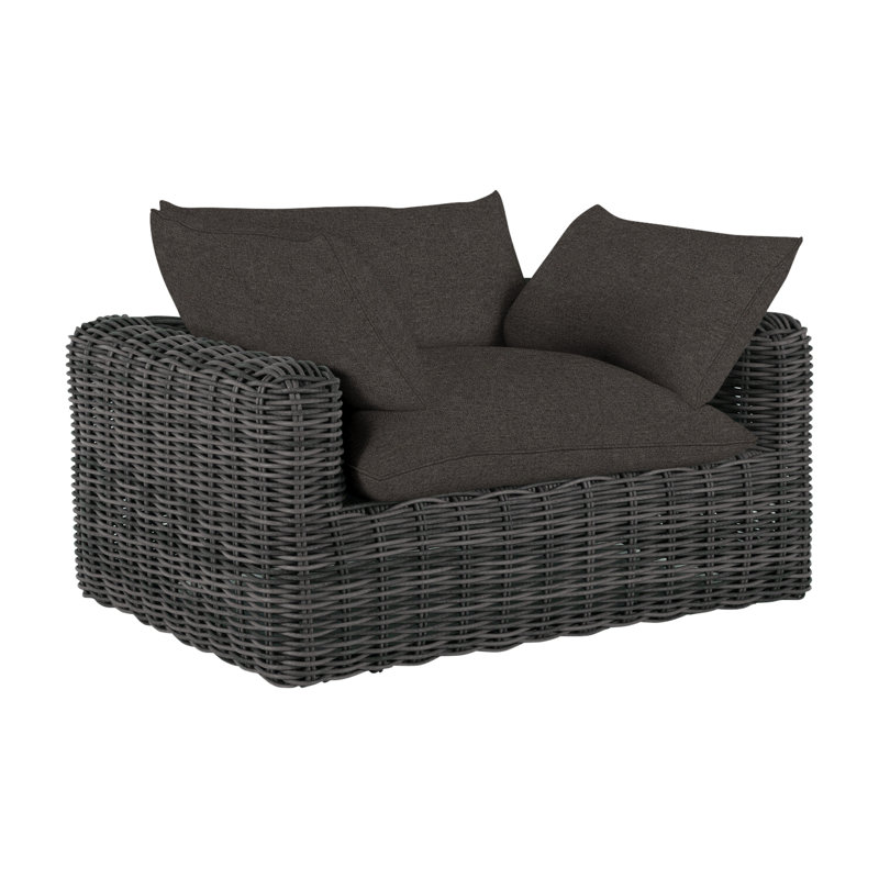 Montecito Patio Chair with Cushions, Raffia, Verona Fossil, Welt