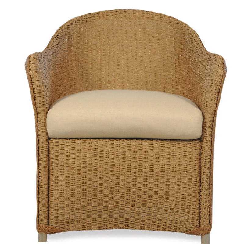 Weekend Retreat Outdoor Dining Armchair, Remy Graphite, Ebony
