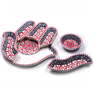 Hand Dipper Divided Serving Dish