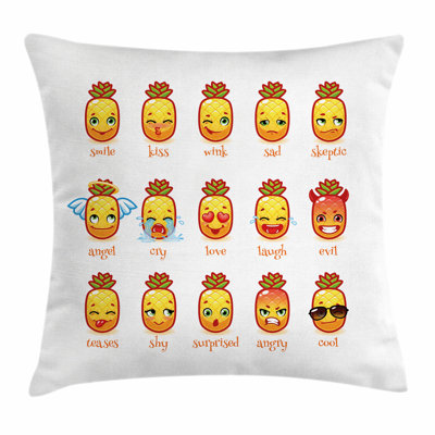 Jaye Indoor / Outdoor Square Throw Cushion Cover