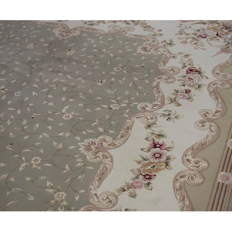 Tapis rectangulaire noué à la main