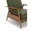 Fauteuil inclinable avec accoudoirs en bois Imona - vert fougère - ensemble de 2-138584871