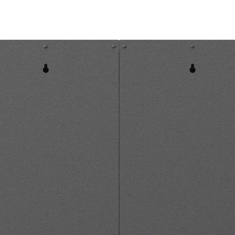 Armoire de rangement murale en métal avec porte verrouillable et 1 tablette 1 tiroir ouvert pour garage, entrepôt, assemblage requis