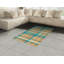 Tapis décoratif à haute densité en fibres de polyester à carreaux-42030925