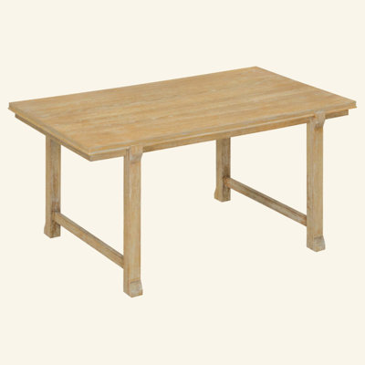 Ensemble de salle à manger de ferme 6 pièces pour 6 personnes, ensembles de cuisine et de salle à manger avec pieds et structure en bois massif, chaises ergonomiques à double style, idéales pour la cuisine et la salle à manger
