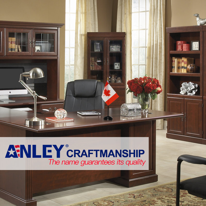 Canada Deluxe Desk Flag Set  Polyester 4 x 6 in. Flag Set