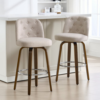 Swivel Upholstered Counter & Bar Stool