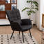 Fauteuil moderne confortable avec des pieds en métal robustes et un rembourrage doux pour diverses pièces-198552096-183400294