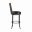 Chaise de bar pivotante 1 pièce