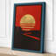 Industrial Sunset Geometric - Wrapped Canvas-1107407981-1107407994