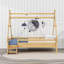 Lit plateforme en bois avec escalier, garde-corps et lattes robustes-160265108-160265098