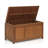 Loon Peak® Ermont 44.5'' W 65 Gallons Water Resistant Solid Wood Teak Deck Box in Natural