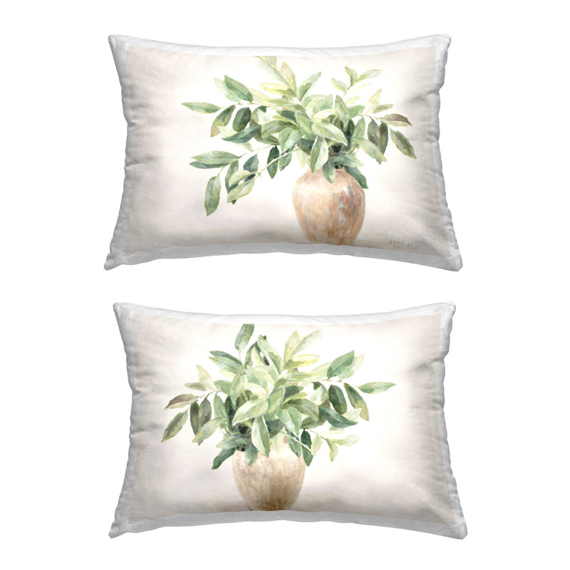Coussin décoratif Vase of Hardy Green