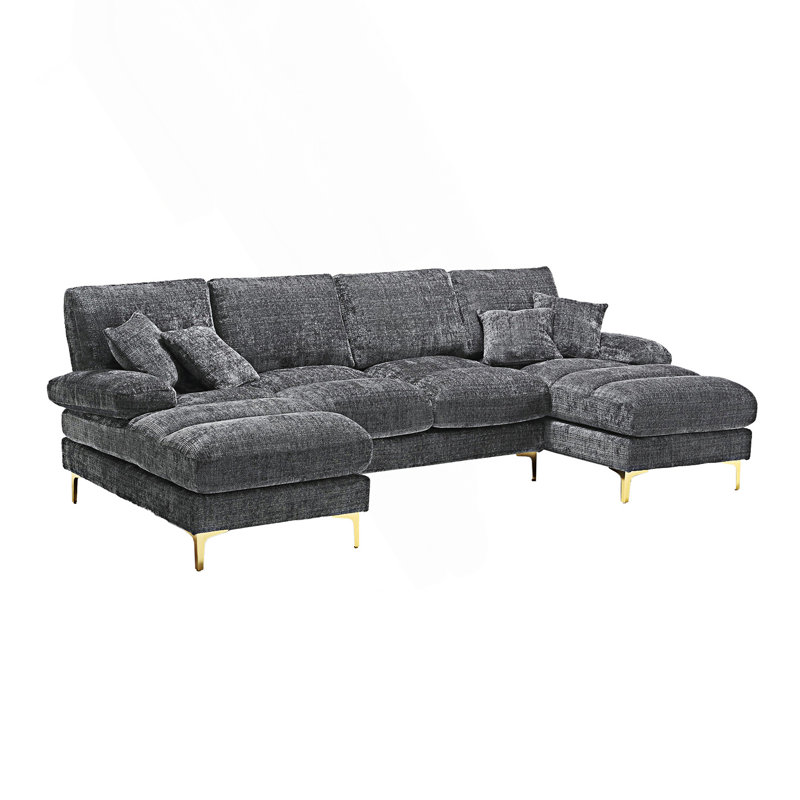 Modern Large U-Shape Sectional Sofa