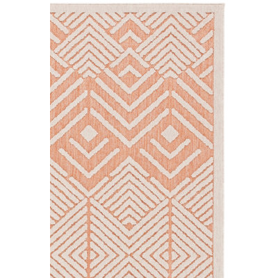 Tapis d'intérieur / extérieur à motif géométrique Milos Performance