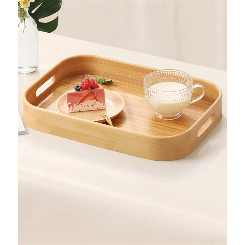 Shuab Bamboo Tray, 1.97" H x 11.02" W x 15.75" D