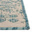 Tapis d'extérieur équivine de couleur turquoise-ivoire clair-1655700702